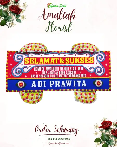 Papan Bunga Ucapan Selamat Jago