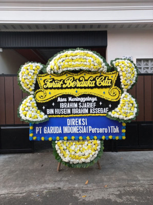 Papan Bunga Duka di Jago