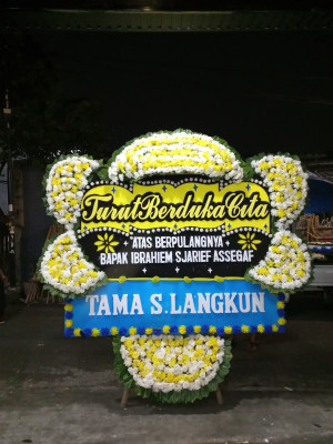 Papan Bunga Duka di Jago